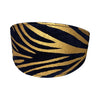 Black & Gold Zebra Print 3” Wide Style Collar