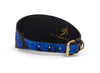 Black and Royal Blue Snake 3” Wide Style Collar