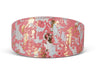 Iridescent Art Deco Pink/Gold/Silver 3” Wide Style Collar