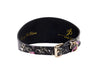 Black, White, Pink, Gold Snake 3” Wide Style Collar