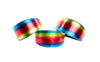 Pride Collection. Rainbow Snake 3” Wide Style Collar Set Of 3