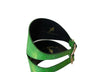 Luxury Pet Fashion Neon Green Snake 4” Oval Collar