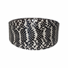 Black & White 3” Wide Style Snake Collar