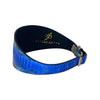 Stunning Multi-Blue Tone Snake 3” Wide Style Collar