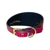 Ruby Red & Purple Snake 3” Wide Style Collar