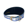 Stunning Multi-Color Blue/Silver/Gold Snake 3” Wide Style Collar