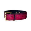 Ruby Red & Purple Snake Classic Collar