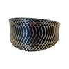 Gold & Black Snake 3” Wide Style Gatsby Collar