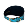 Turquoise & Black 4” Wide Style Collar
