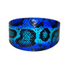 Electric/Turquoise Blue & Black 3” Wide Style Collar