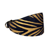 Black & Gold Zebra Print 3” Wide Style Collar