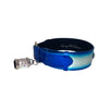 Multi-Tone Blue & Silver Snake Classic Collar