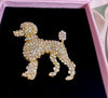 For the Love of Poodles, Crystal Brooch