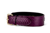 Eggplant Purple Snake Classic Collar
