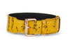 Mustard Yellow & Black Snake Classic Collar