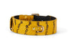 Mustard Yellow & Black Snake Classic Collar