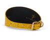 Mustard Yellow & Black Snake 3” Wife Style Collar