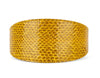 Mustard Yellow & Black Snake 3” Wife Style Collar