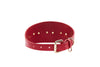 Red Vegan Leather 3” Wide Starfish Collar
