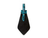 Turquoise & Black Viper Snake Tie, Backed With Italian Leather & Swarovski Crystal Closure
