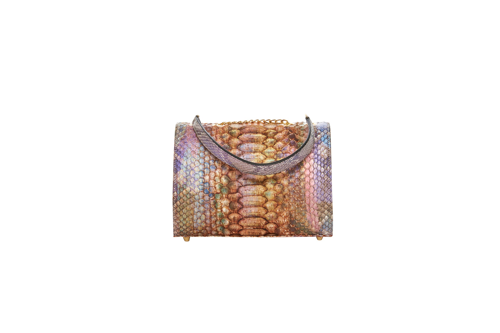 Authentic Chanel Flap Bag Exotic Iridescent
