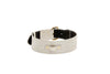 Iridescent Off White Snake Collar With Gold Classic Hardware