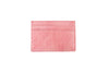 Soft Pink Snake AP Luxury Pet Fashion Double Sided Card Wallet.