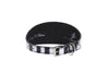 Black & Silver Stiped Snake Wide Style 3” Collar