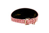 Embossed Belly Side Croc Italian Leather Wide Style Collar
