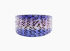 Purple/Silver/Black Custom Iridescent Snake 3” Wide Style Collar