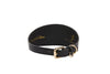 Black Vegan Leather 2” Wide Collar
