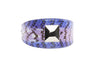 Purple/Silver/Black Custom Iridescent Snake Collar