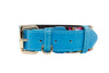 Vegetable Colored Italian Leather With Floral, Scull, Snake Print Italian Leather Classic Collar