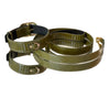 Luxury Pet Fashion Olive Snakeskin Collar & Leash Set