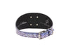 Purple/Silver/Black Custom Iridescent Snake Collar