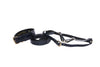 Navy Blue Snake Classic Hardware Collar, Leash, & Harness Set