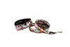Floral, Scull, Snake Print Italian Leather Classic Collar & Leash Set