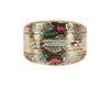 Scottsdale Collection Multi Color Gold Snake 4” Wide Style Collar